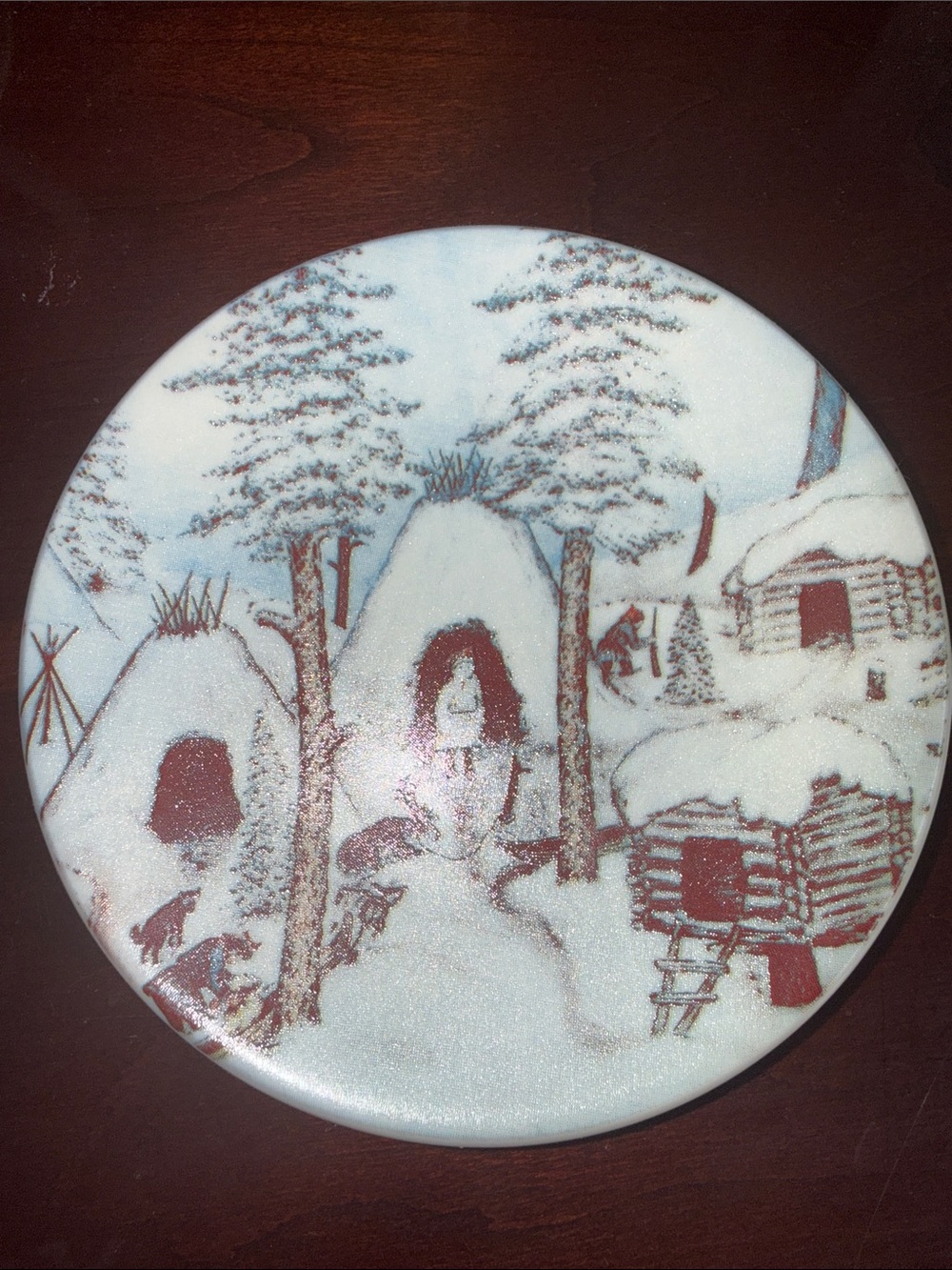 Vintage Arabia Finland Small Plate 1981 Andreas Alariesto